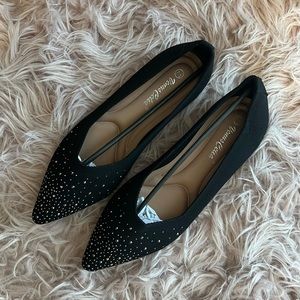 Rhinestone Flats. Size-7.5 womens US